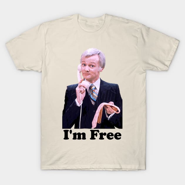 Mr Humphries I’m Free T-Shirt by NdasMet